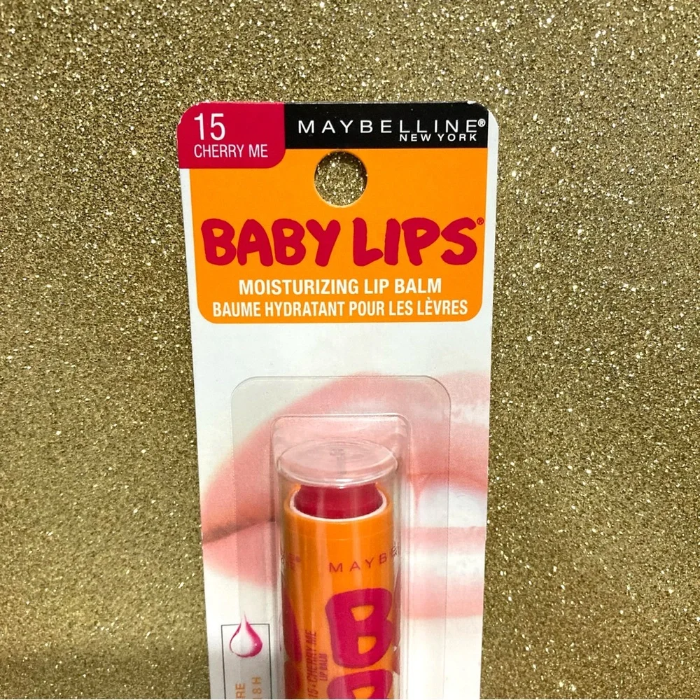 NWT Maybelline Baby Lips Moisturizing Lip Balm #15 Cherry Me